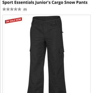 insulated snow pants they say girls 14 but I wear a 2 and they were loose on me.